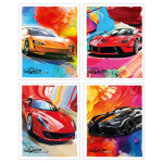 Тетрадь А5 48л клетка "Яркие авто" (Академия Групп)