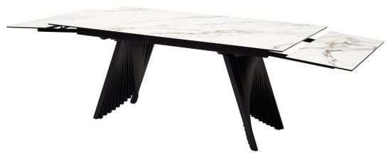 Стол IVAR 180 MARBLES KL-188 Контрастный мрамор, итальянская керамика