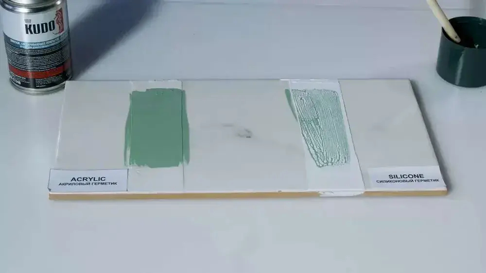 Герметик акриловый универсальный KUDO "KSK 301", 280 мл, белый