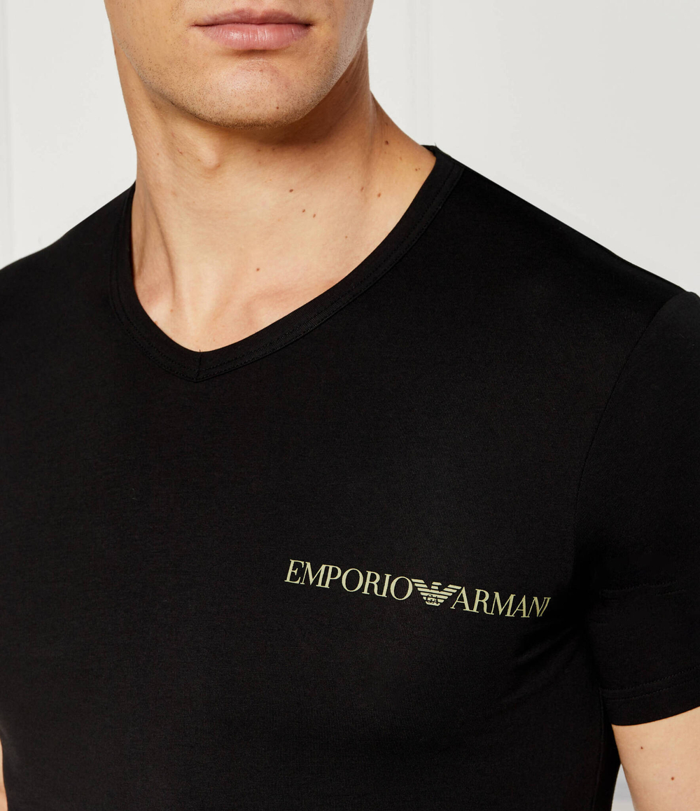 Футболка 2шт. Emporio Armani - черный(111849 4F717)