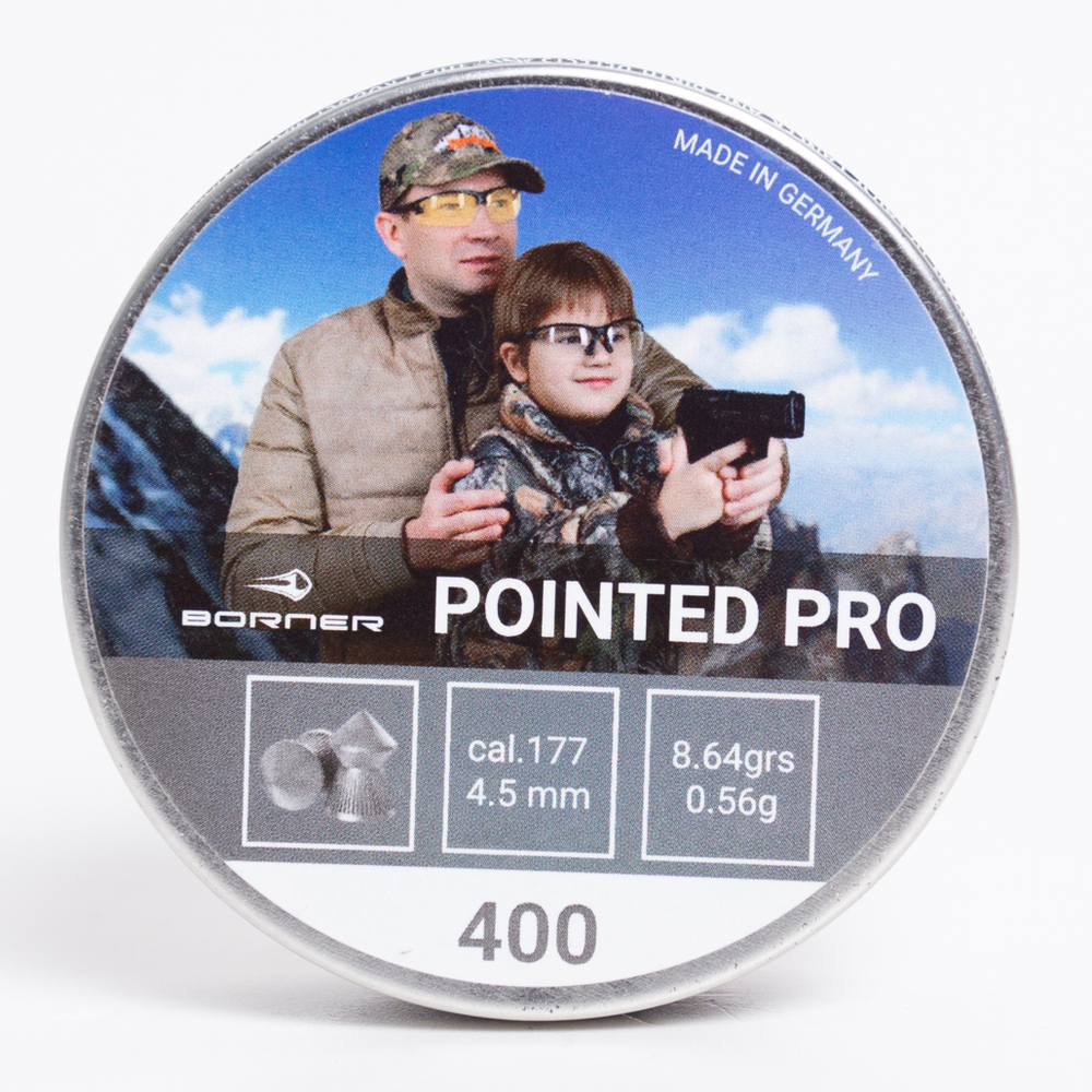 Пули Borner Pointed Pro 4,5 мм 0.56 г (400 шт)