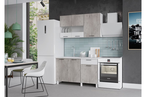 КУХНЯ "Trend" 1300 МДФ СО СТОЛЕШНИЦЕЙ