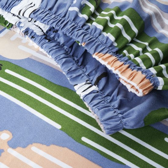 КПБ  Наргиза , 1.5 спальный, 70х70, простыня 90х200х30. DOMTEKC