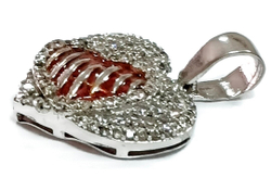 "Эстерелла" - ювелирная подвеска из чистого серебра 925-й пробы