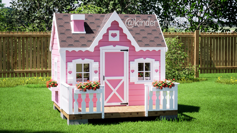 Деревянный домик "Незабудка"