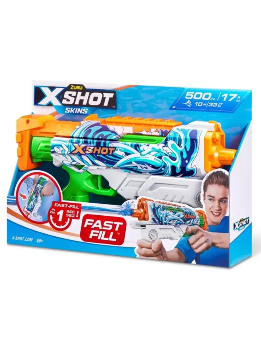Водный бластер водяной пистолет Зуру X-Shot Water Hyperload
