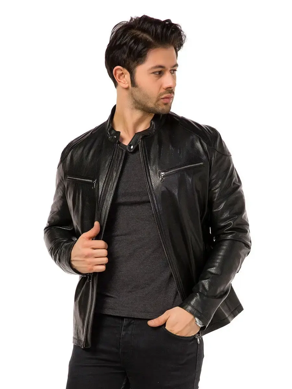 Куртка мужская  из натуральной кожи