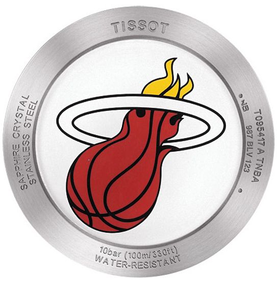 Tissot T095.417.17.037.08 Мужские швейцарские часы с хронографом на ремешке T-Sport Quickster задняя крышка