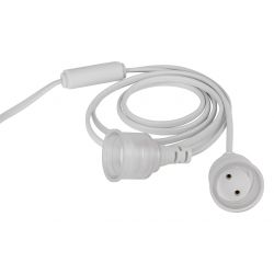 Патрон ЭРА FITO-Holder G13 IP65 mах Т8 для ламп FITO до 1200 мм 2хG13 с выключателем, вилкой 1.5 м