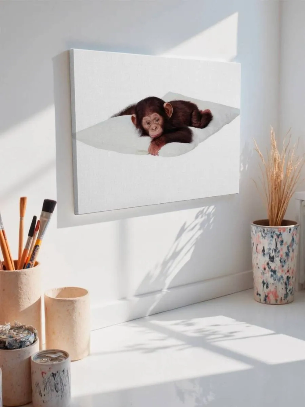 Картина на стену 40 X 50 Обезьянка