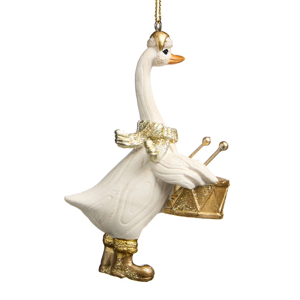 ЕЛОЧНОЕ УКРАШЕНИЕ "ГУСЬ" 7Х4Х11 СМ