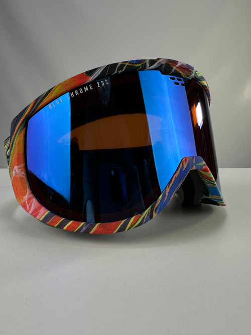 ELECTRIC маска CAM (FW24) (MIKE PARILLO/BLUE CHROME, O/S)