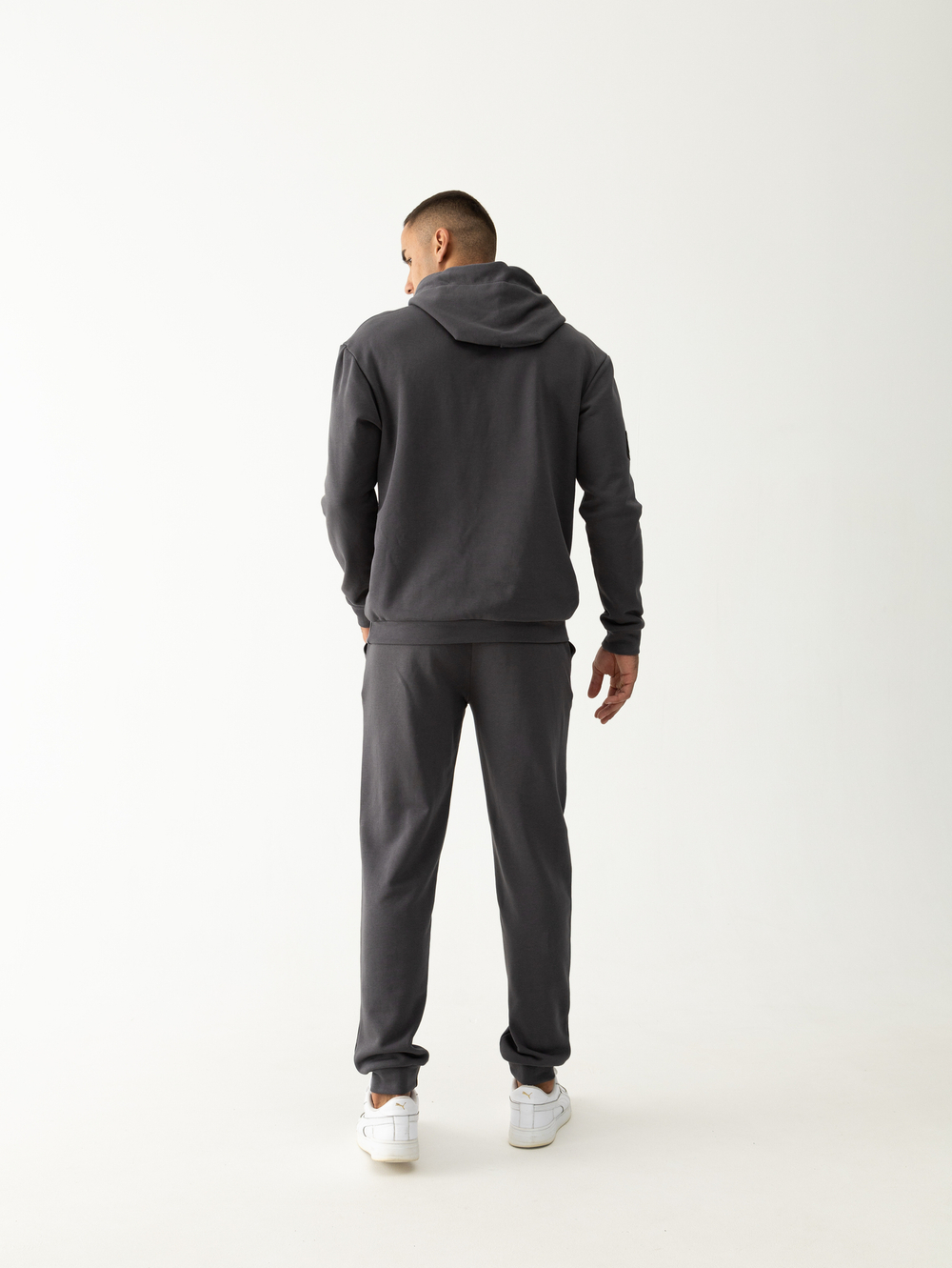 Костюм мужской спортивный (без начеса). Графит