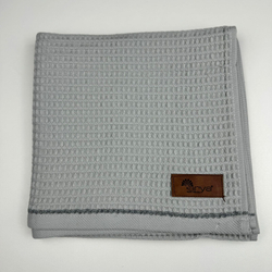 Полотенце Arya лицевое вафельное серое