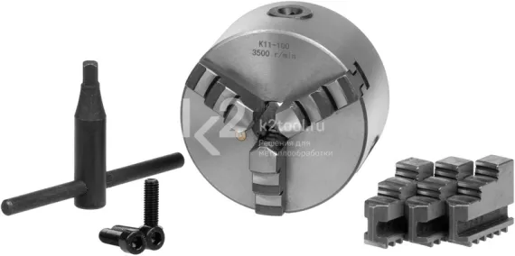 Трёхкулачковый токарный патрон OCM K11-160