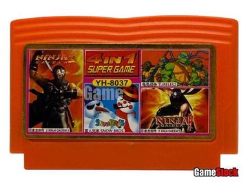 Картридж 8-Bit - 3в1 NINJA GAIDEN 2+SNOW BROS+NINJA GAIDEN 3