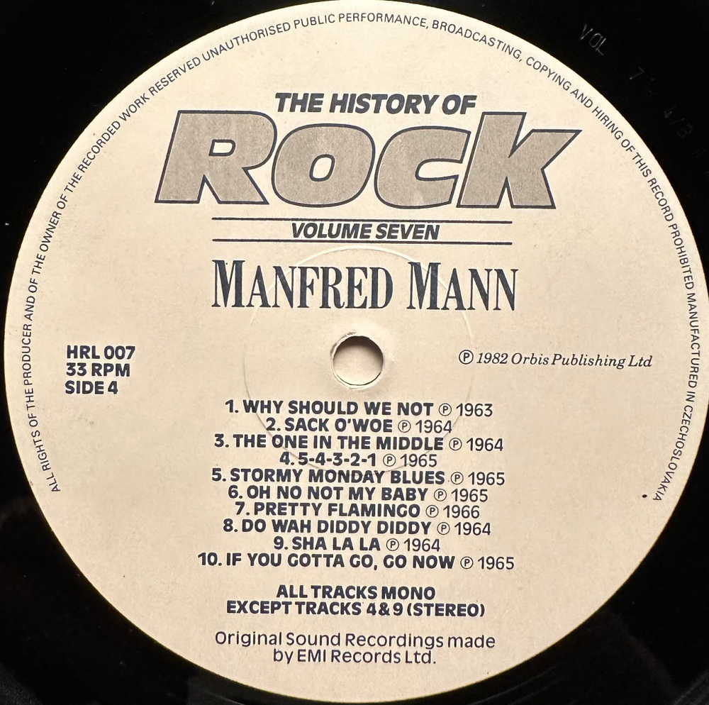 Сборник - The History Of Rock 7 (Англия 1982г.) 2LP