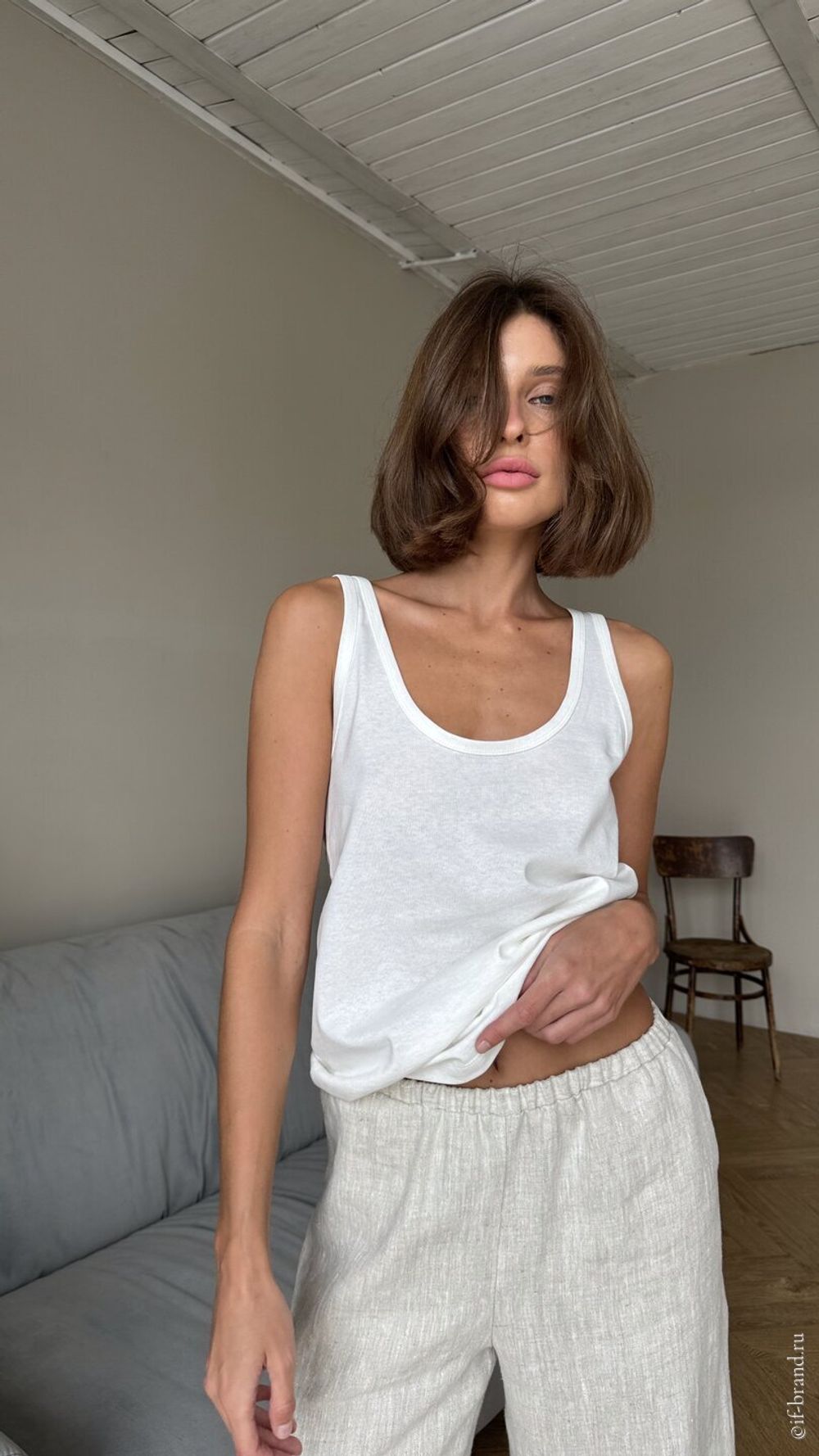 брюки ANUK linen