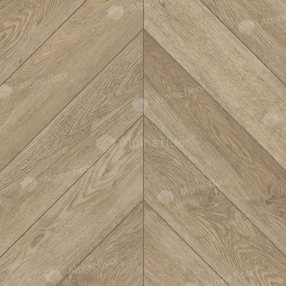 Кварцвиниловая плитка Alpine Floor Chevron Alpine ДУБ ВАНИЛЬ СЕЛЕКТ ECO 18-2