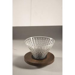 Дриппер воронка пуровер на 1-4 чашки фильтр для заваривания кофе + кофейник 600 мл стекл. Barbossa