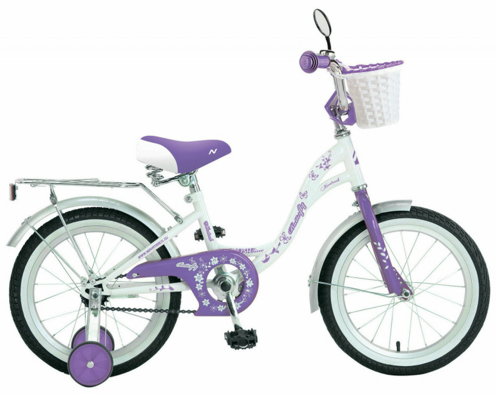 Детский велосипед Novatrack Butterfly 16" (2019)