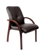 Кресло для посетителей Меркурий D кожа