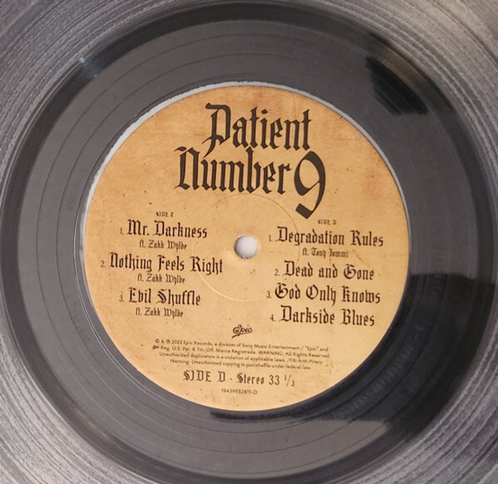 Ozzy Osbourne / Patient Number 9 (Super Deluxe Edition Box Set)(Clear Vinyl)(2LP)