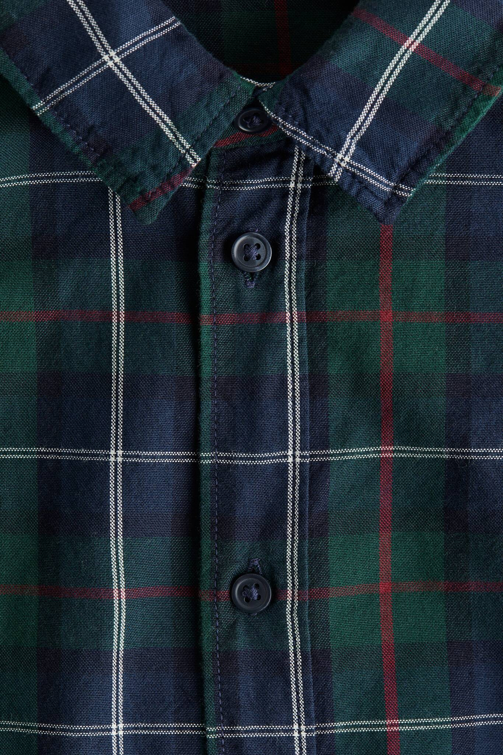 H&M Рубашка из хлопка, темно-зеленый