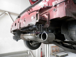 Фаркоп оцинкованный Galia M132A для Mazda 3 хетчбек 2014-(паспорт и сертификат в комплекте)(без электрики)