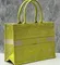 Сумка Dior Book Tote, модель маленького формата салатовый