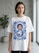 Футболка женская oversize