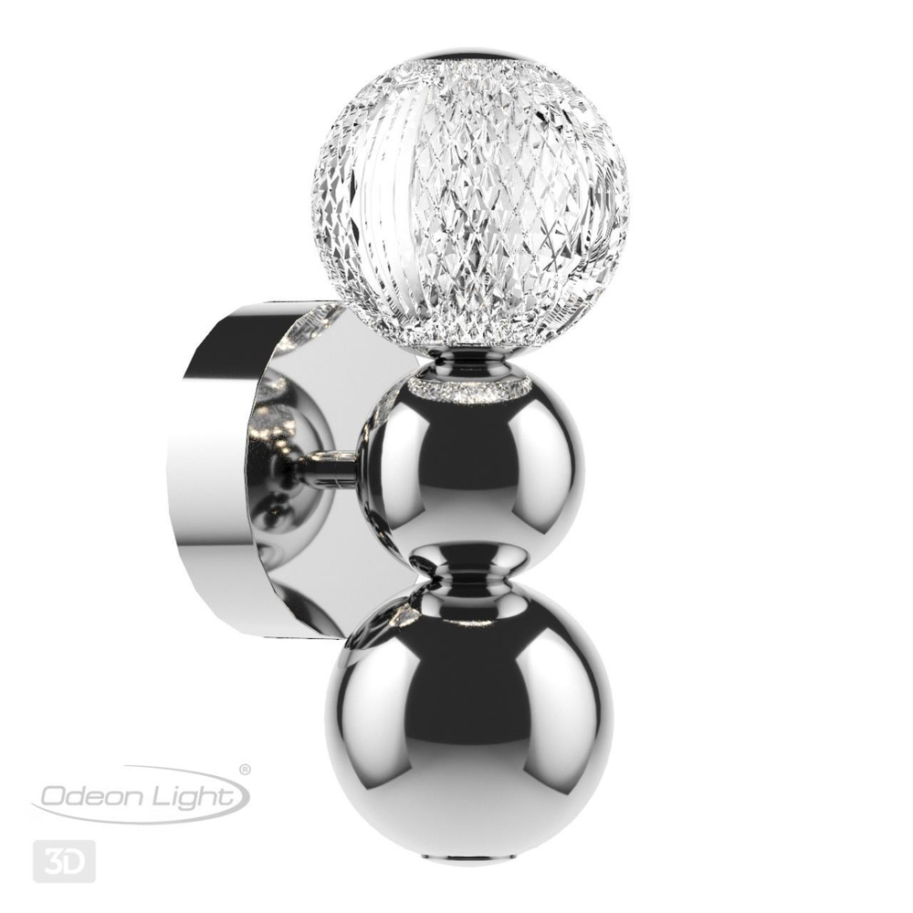Настенный светодиодный светильник Odeon Light CRYSTAL 5007/4WL