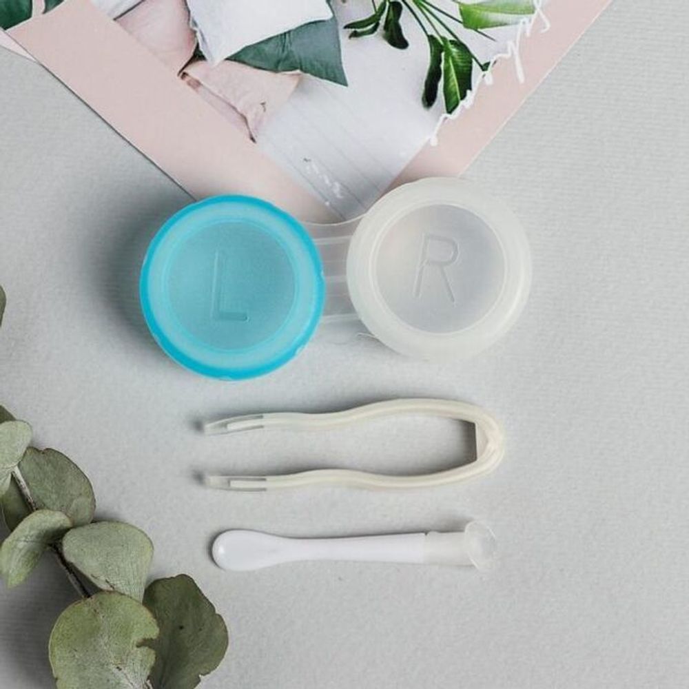 Будь всегда на волне контейнер для контактный линз  Кот русал 3 предмета