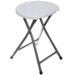 Табурет складной SJ-0052, 33*32*44 см. белый