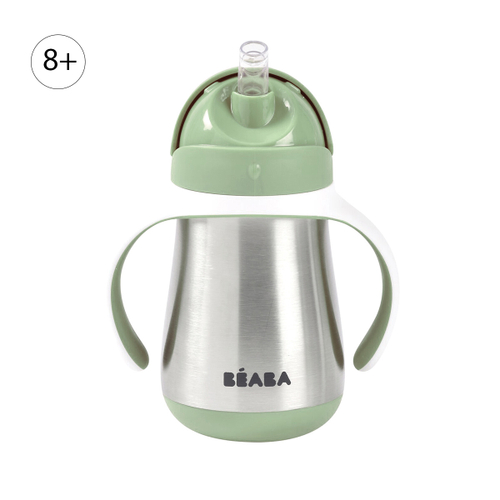 Поильник термос с трубочкой BEABA 250 мл зеленый