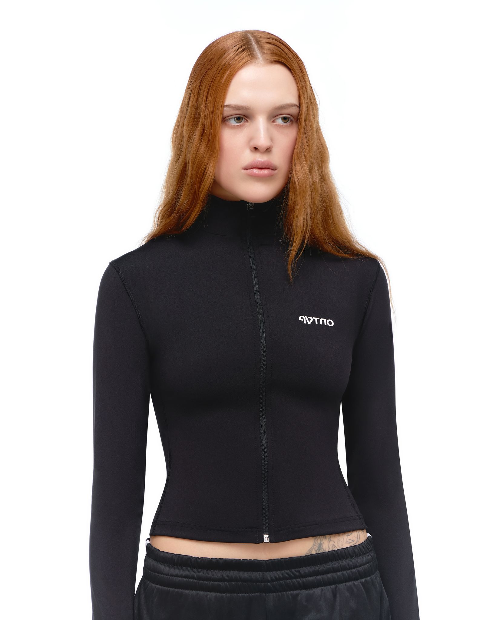 Black Sporty ZipUp | Аутло