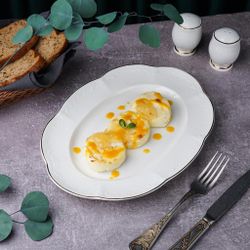 Блюдо овальное 30*22,5 см h2,8 см Gold Aristocrat Noble [1]