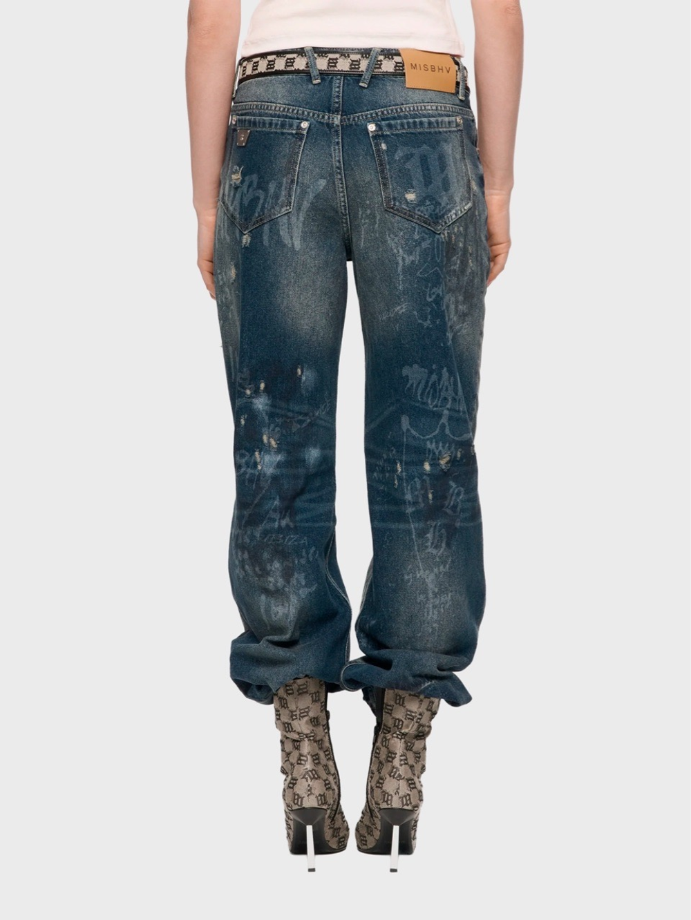 Джинсы MISBHV Laser Tagged Denim Trousers