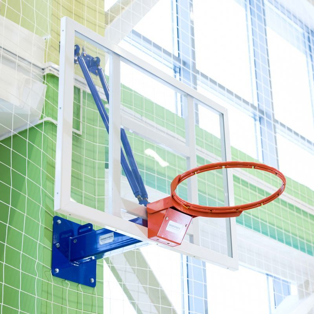 Щит баскетбольный тренировочный, монолитный поликарбонат, 900 х 1200 мм