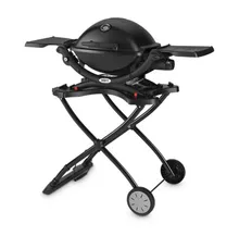 Портативный газовый гриль Weber Q 1200, 1 горелка, чёрный