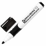 Маркеры стираемые для белой доски НАБОР 4 ЦВЕТА, BRAUBERG "SOFT", 5 мм, резиновая вставка, 151252