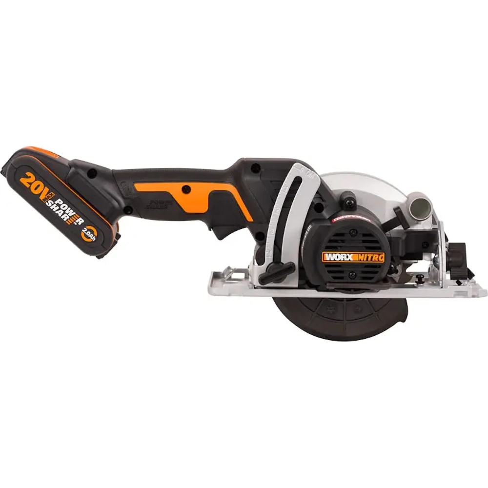 WORX WX531 циркулярная мини-пила аккумуляторная (1 x 2 Ач, ЗУ)