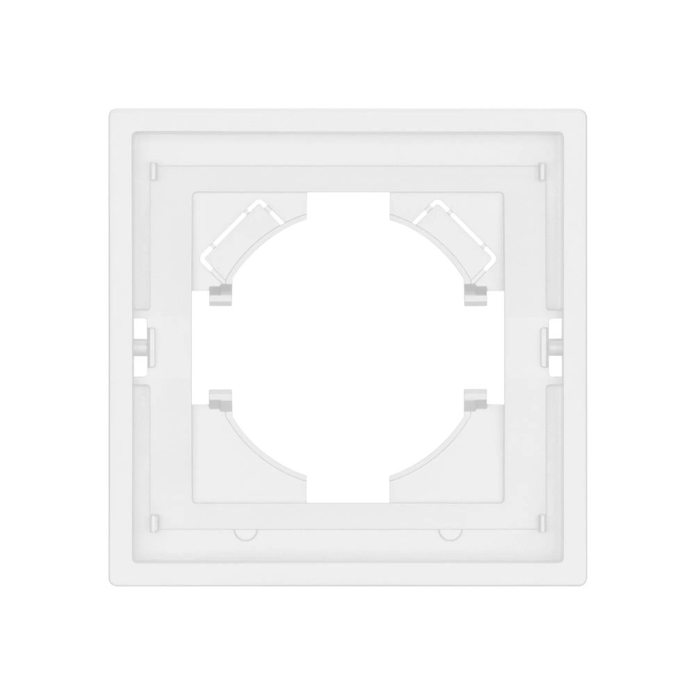 Рамка пластиковая FRM-TENDO-PL-1-WH (Arlight, Белый) 053835