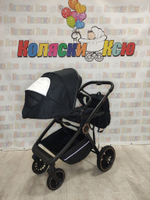 Коляска модульная Farfello Liberty 3в1 Black magic