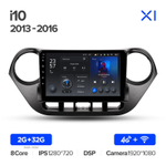 Teyes X1 9" для Hyundai i10 2013-2016