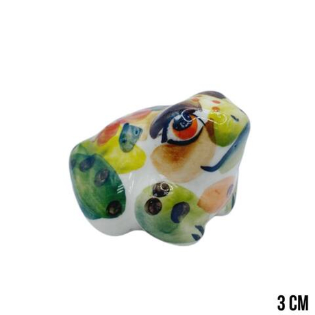 Фигурка Жабка цветная гжель