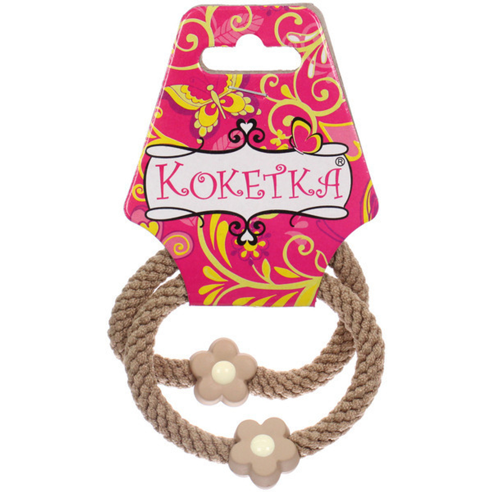 Резинки для волос 2шт «Астория», цветочки, микс 6 цветов, d-5,5см