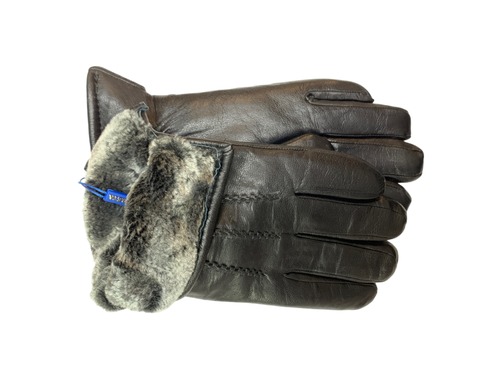 Перчатки. Мужские. Материал верха: Кожаные. Подклад: Мех. 5 шт в упаковке.