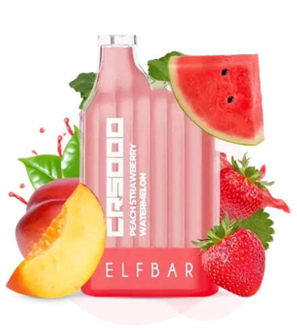 ELFBAR CR5000 - Peach Strawberry Watermelon (5% nic)