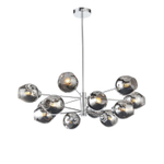 SL1500.103.12 Светильник подвесной ST-Luce Хром/Дымчатый E14 12*40W FOVIA